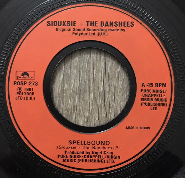 Siouxsie & The Bansh - Spellbound - Used Vinyl Record 7" image 1
