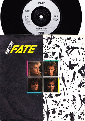 Fate - Won't Stop - Used Vinyl Record 7" image 1
