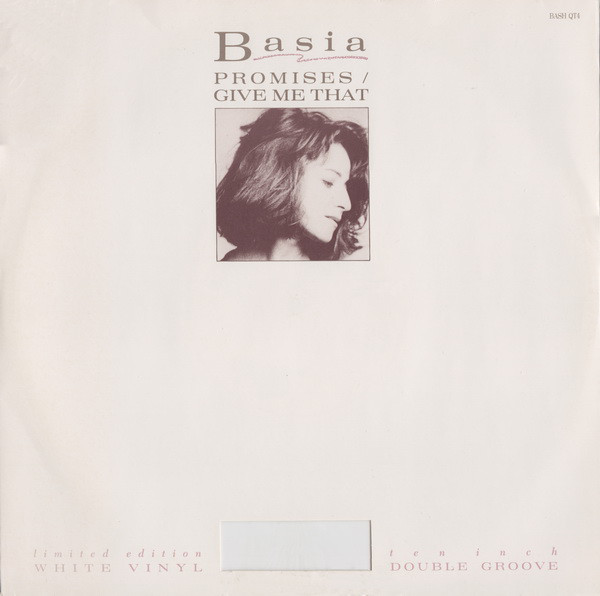 Basia - Promises / Give Me That - Used Vinyl Record 10" image 1