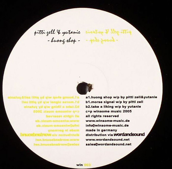 Pitti Zell - Huong Shop - Used Vinyl Record 12" image 1