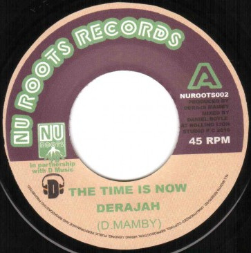 Derajah - Time Is Now - Vinyl Record 7" image 1