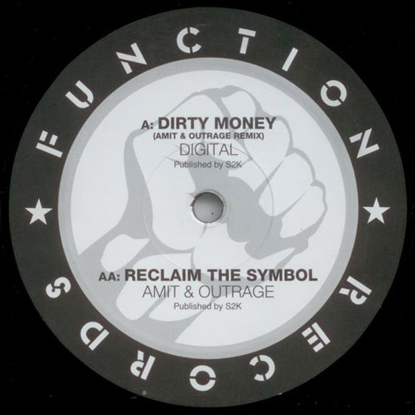 Digital - Dirty Money ( &  Remix) / Reclaim The Symbol - Vinyl Record image 1