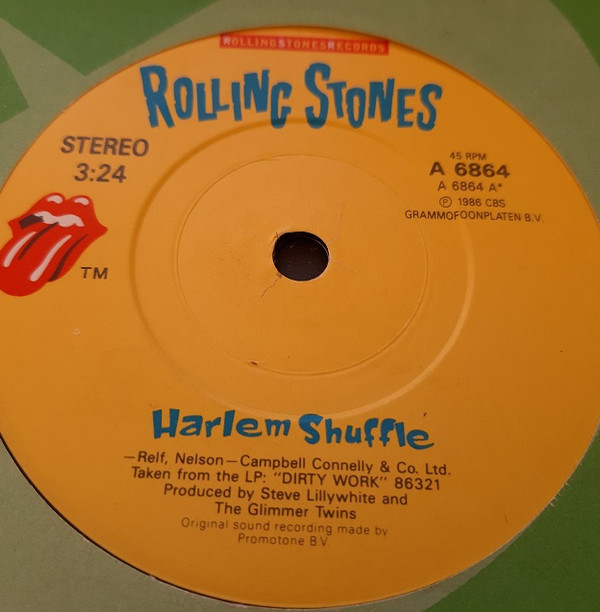 Rolling Stones - Harlem Shuffle - Used Vinyl Record 7" image 1