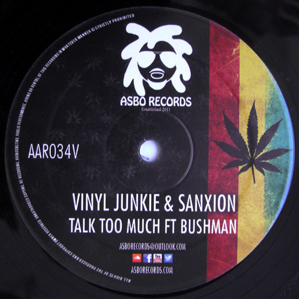 Vinyl Junkie - Talk Too Much E.P. - Vinyl Record 12" image 1