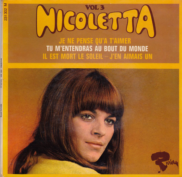 Nicoletta - Vol. 3 - Used Vinyl Record 7" image 1