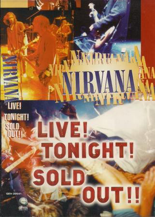 Nirvana - Live! Tonight! Sold Out!! - Used VHS image 1