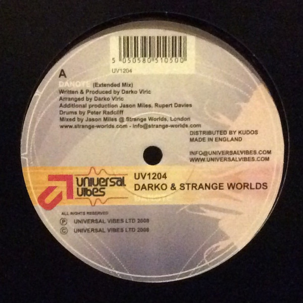 Darko & Strange Worl - Danote - Vinyl Record 12" image 1