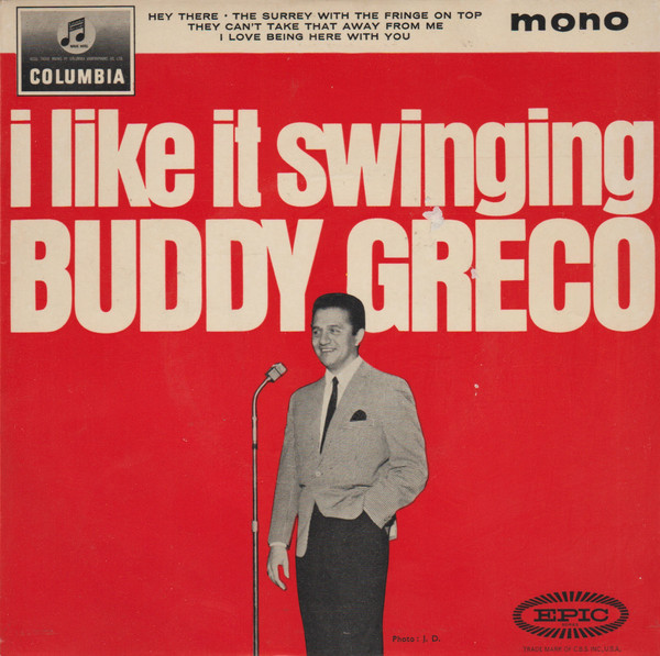 Buddy Greco - I Like It Swinging - Used Vinyl Record 7" image 1