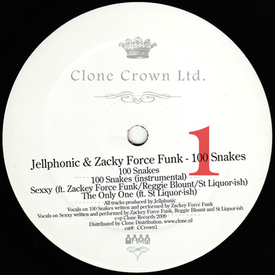 Jellphonic - 100 Snakes - Vinyl Record 12" image 1
