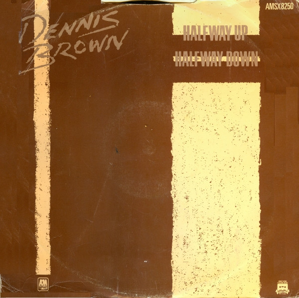 Dennis Brown - Halfway Up Halfway Down - Used Vinyl Record 12" image 1