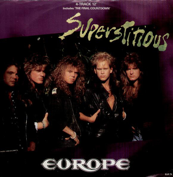 Europe - Superstitious - Used Vinyl Record 12" image 1