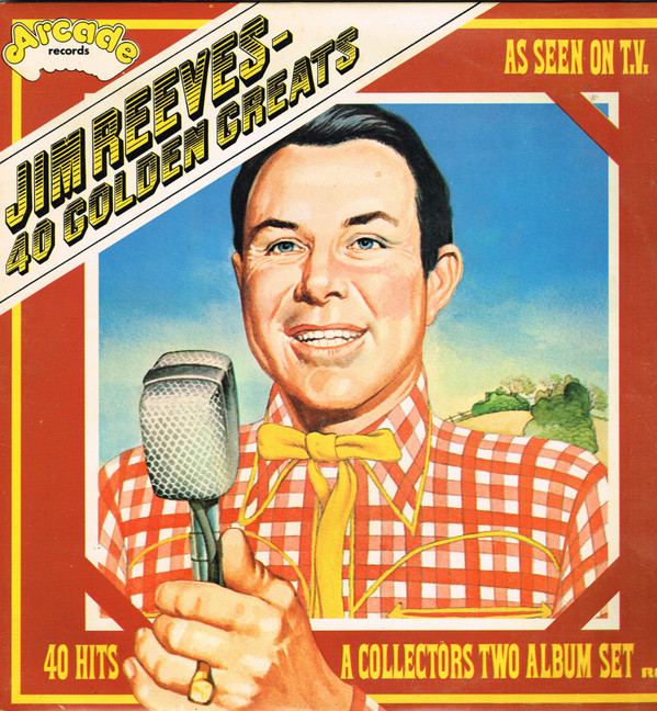 Jim Reeves - 40 Golden Greats - Used Vinyl Record image 1