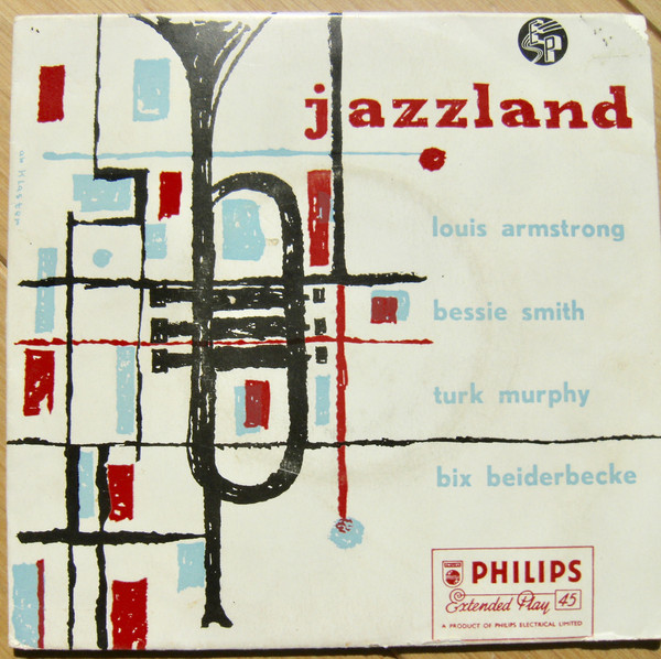 Louis Armstrong - Jazzland - Used Vinyl Record 7" image 1