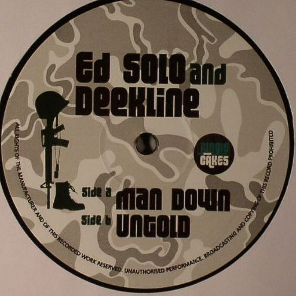 DJ Deekline & Ed Sol - Man Down / Untold - Vinyl Record 12" image 1