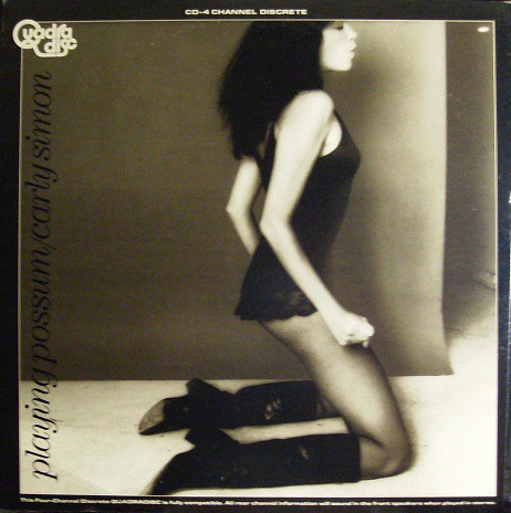 Carly Simon - Playing Possum - Used Vinyl Record image 1