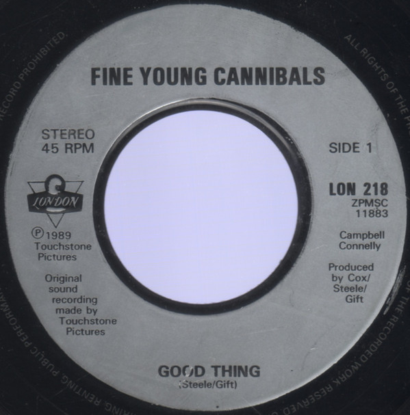Fine Young Cannibals - Good Thing - Used Vinyl Record 7" image 1