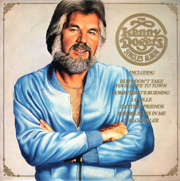 Kenny Rogers - Singles Album - Used Vinyl Record image 1