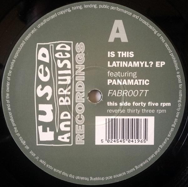 Panamatic - Is This Latinamyl? - Used Vinyl Record 12" image 1