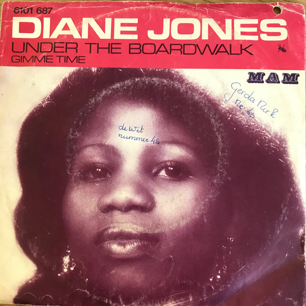 Diane Jones - Under The Boardwalk - Used Vinyl Record 7" image 1