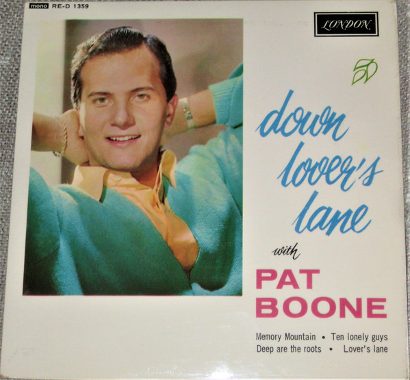 Pat Boone - Down Lover's Lane - Used Vinyl Record 7" image 1