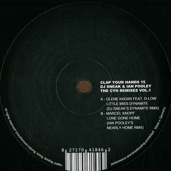 DJ Sneak - CYH Remixes Vol.1 - Vinyl Record 12" image 1
