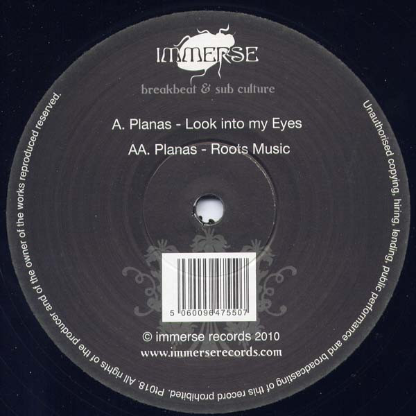 Planas - Look Into My Eyes / Roots Music - Vinyl Record 12" image 1