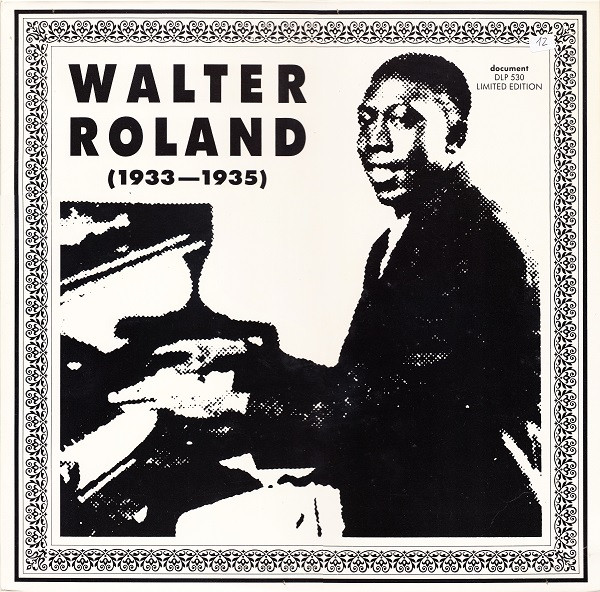 Walter Roland - (1933-1935) - Used Vinyl Record image 1