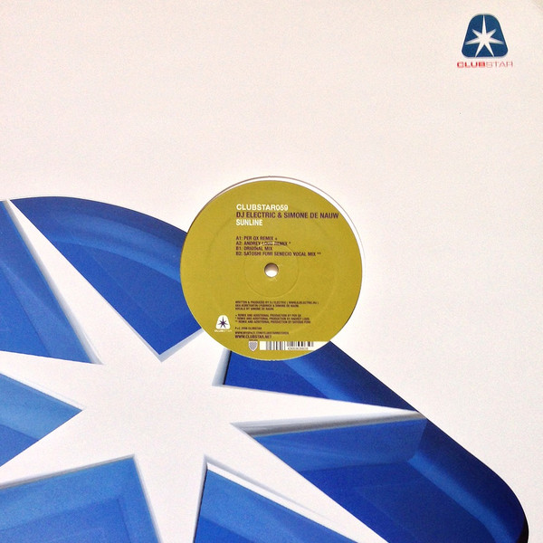 DJ Electric - Sunline - Vinyl Record 12" image 1