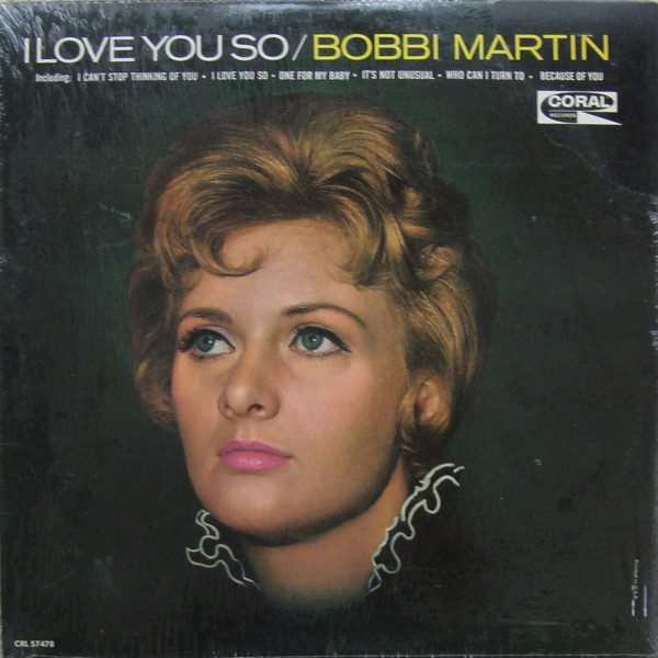 Bobbi Martin - I Love You So - Used Vinyl Record image 1