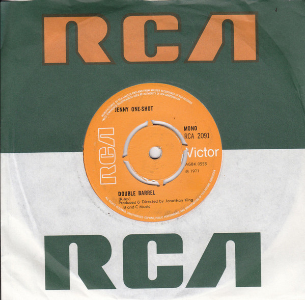 Jenny One-Shot - Double Barrel - Used Vinyl Record 7" image 1