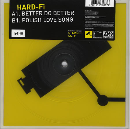 Hard-Fi - Better Do Better - Used Vinyl Record 7" image 1