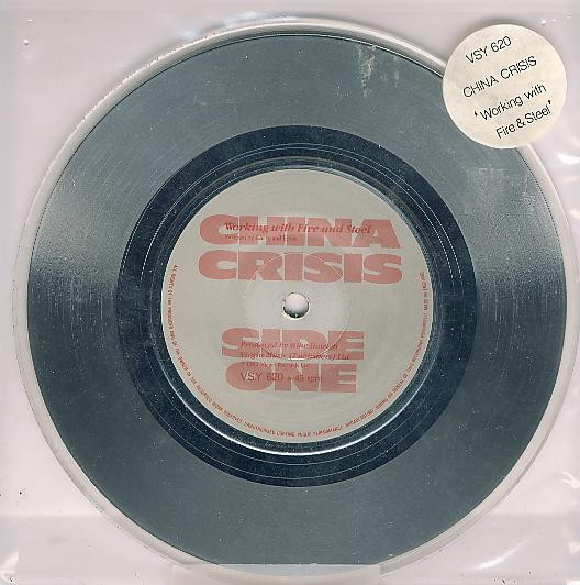China Crisis - Working With Fire And Steel - Used Vinyl Record 7" image 1
