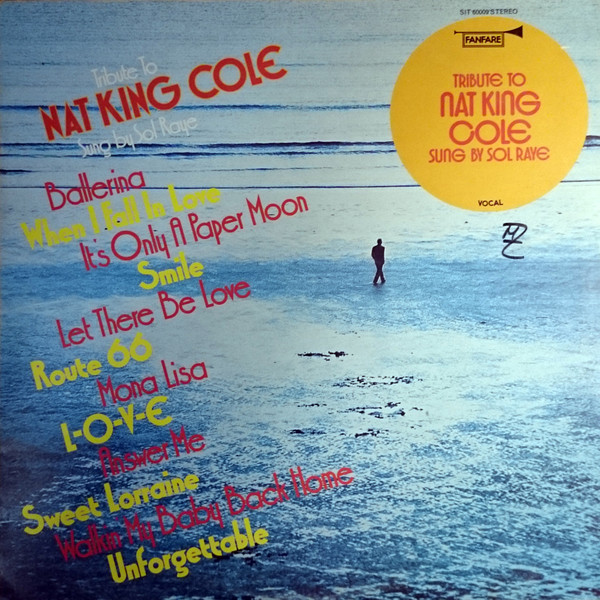 Sol Raye - Tribute To Nat King Cole - Used Vinyl Record image 1