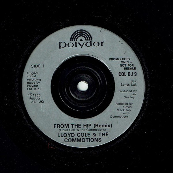 Lloyd Cole & The Com - From The Hip (Remix) - Used Vinyl Record image 1