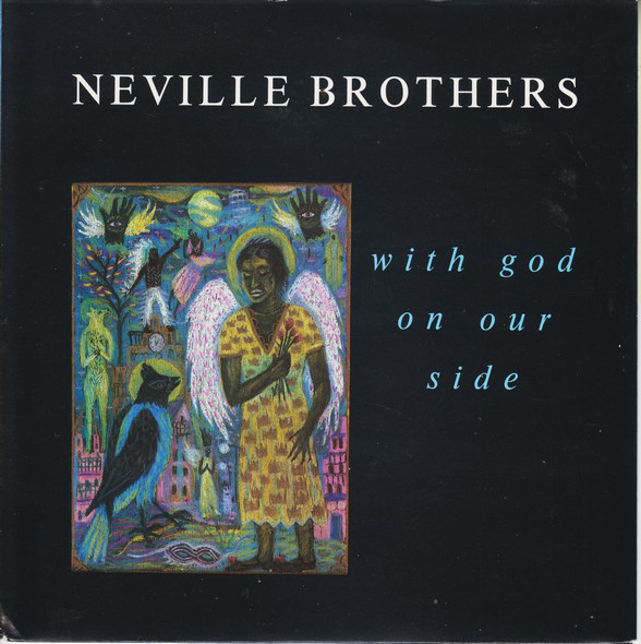 Neville Brothers - With God On Our Side - Used Vinyl Record 7" image 1