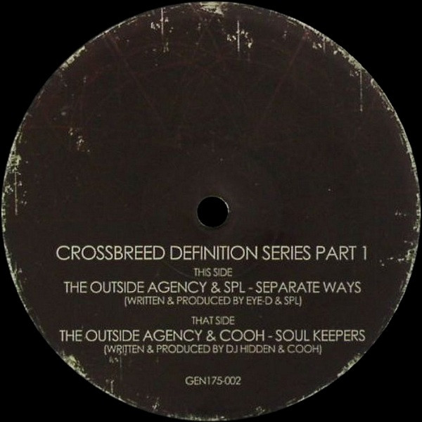 Outside Agency - Crossbreed Definition Series Part 1 - Vinyl Record 1 image 1