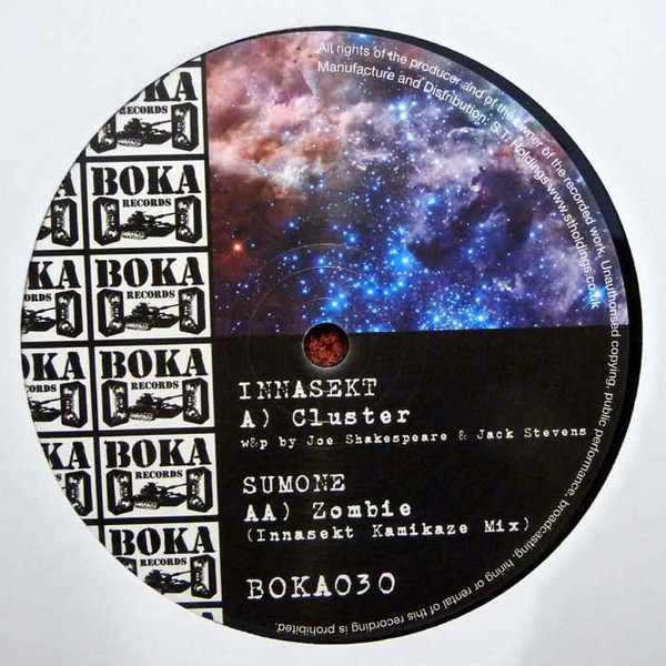 Innasekt - Cluster / Zombie ( Kamikaze Mix) - Vinyl Record 12" image 1