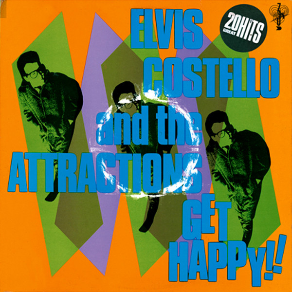 Elvis Costello & The - Get Happy!! - Used Vinyl Record image 1