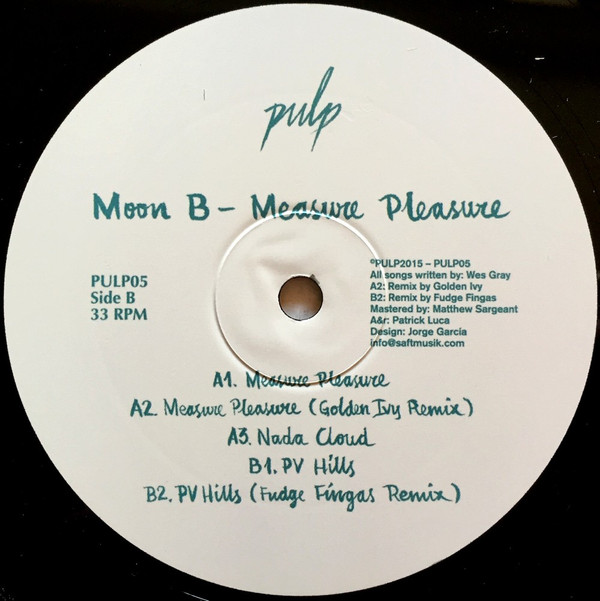 Moon B - Measure Pleasure - Vinyl Record 12" image 1