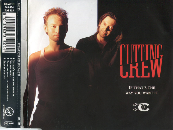 Cutting Crew - If That's The Way You Want It - Used CD image 1