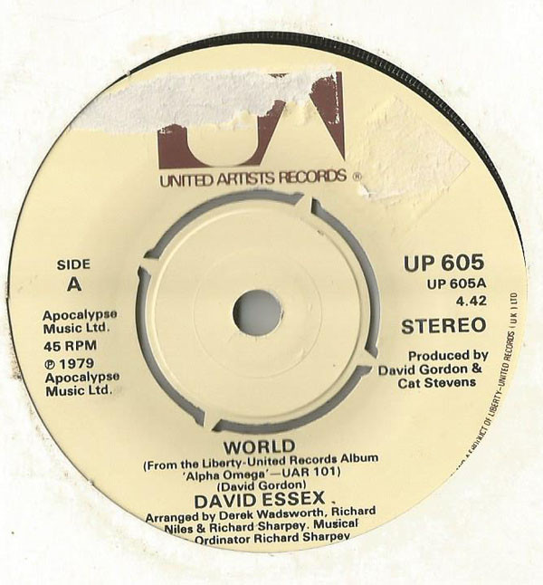 David Essex - World (Alpha Omega: A Musical Revelation) - Used Vinyl Rec image 1