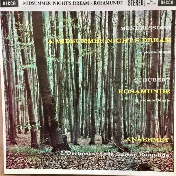 Felix Mendelssohn-Ba - A Midsummer Night's Dream / Rosamunde - Used Vin image 1
