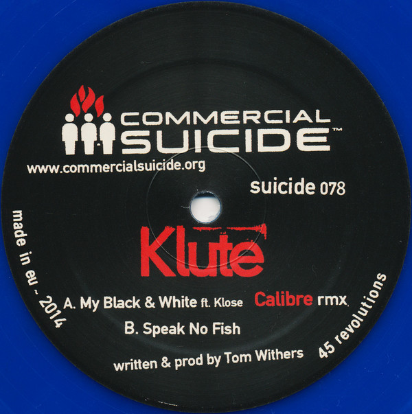 Klute - My Black & White (Calibre Rmx) / Speak No Fish - Vinyl Record image 1