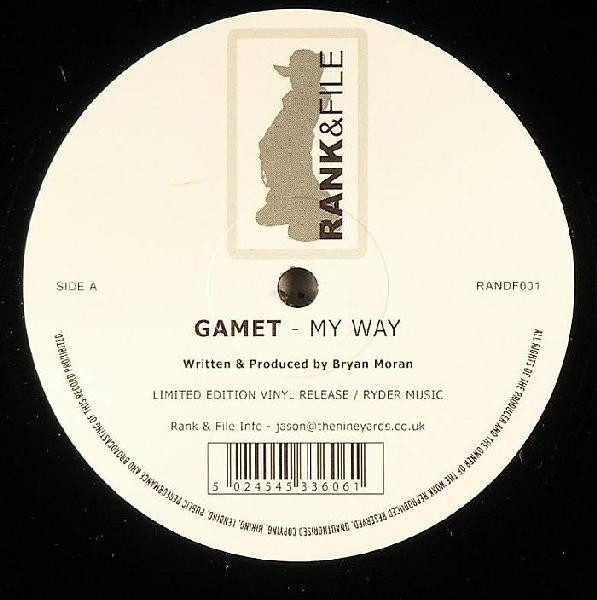 Gamet - My Way / @ The Controls - Vinyl Record 12" image 1