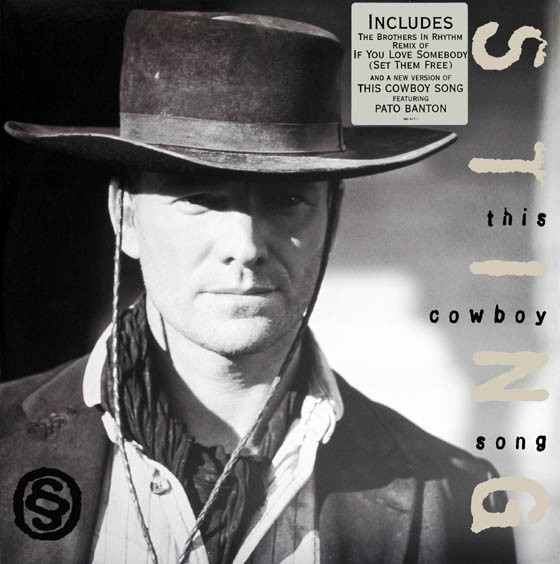 Sting - This Cowboy Song - Used Vinyl Record 12" image 1