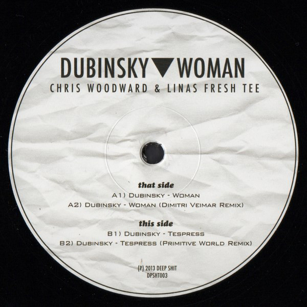 Dubinsky - Woman - Vinyl Record 12" image 1