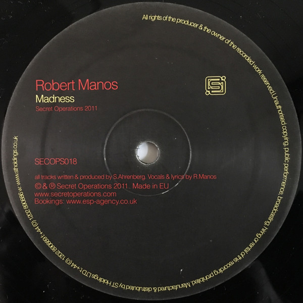 Robert Manos - Trouble - Vinyl Record 12" image 1