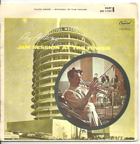 Ray Anthony - Jam Session At The Tower, Part 1 - Used Vinyl Record 7" image 1