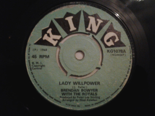 Brendan Bowyer - Lady Willpower / Woman Woman - Used Vinyl Record 7" image 1