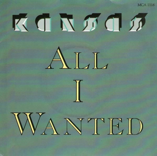 Kansas - All I Wanted - Used Vinyl Record 7" image 1